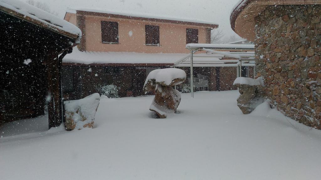 Hotel Il Nido Dell'Aquila Villanova Strisaili Exteriör bild